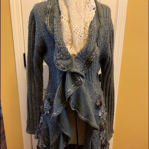 Shabby-Chic Sweater-Coat